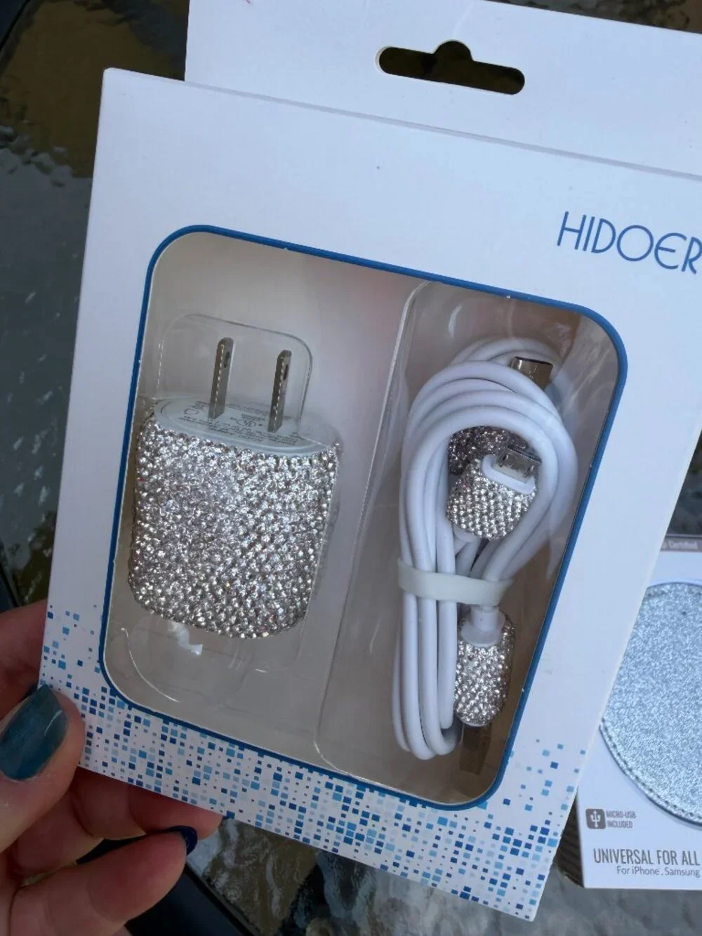 BRAND NEW!  2 Blingy Universal PHONE CHARGERS